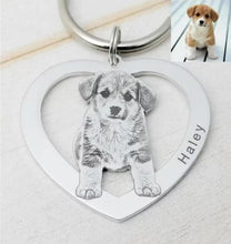 Load image into Gallery viewer, Personalised Photo Engraved Keychain
