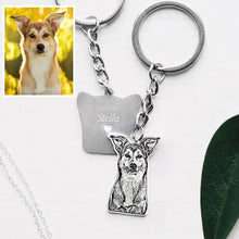 Load image into Gallery viewer, Personalised Photo Engraved Keychain
