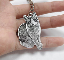 Load image into Gallery viewer, Personalised Photo Engraved Keychain