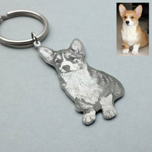 Load image into Gallery viewer, Personalised Photo Engraved Keychain