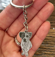 Load image into Gallery viewer, Personalised Photo Engraved Keychain
