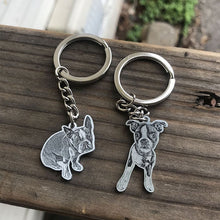 Load image into Gallery viewer, Personalised Photo Engraved Keychain
